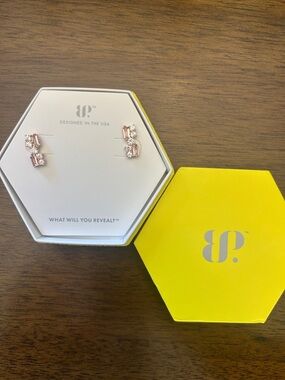 Bomb Party OG Earrings RBP5155 Rhodolite CZ Stud Earrings